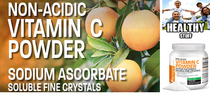 Non GMO Soluble Fine Vitamin C Crystals from Bronson Nutrition
