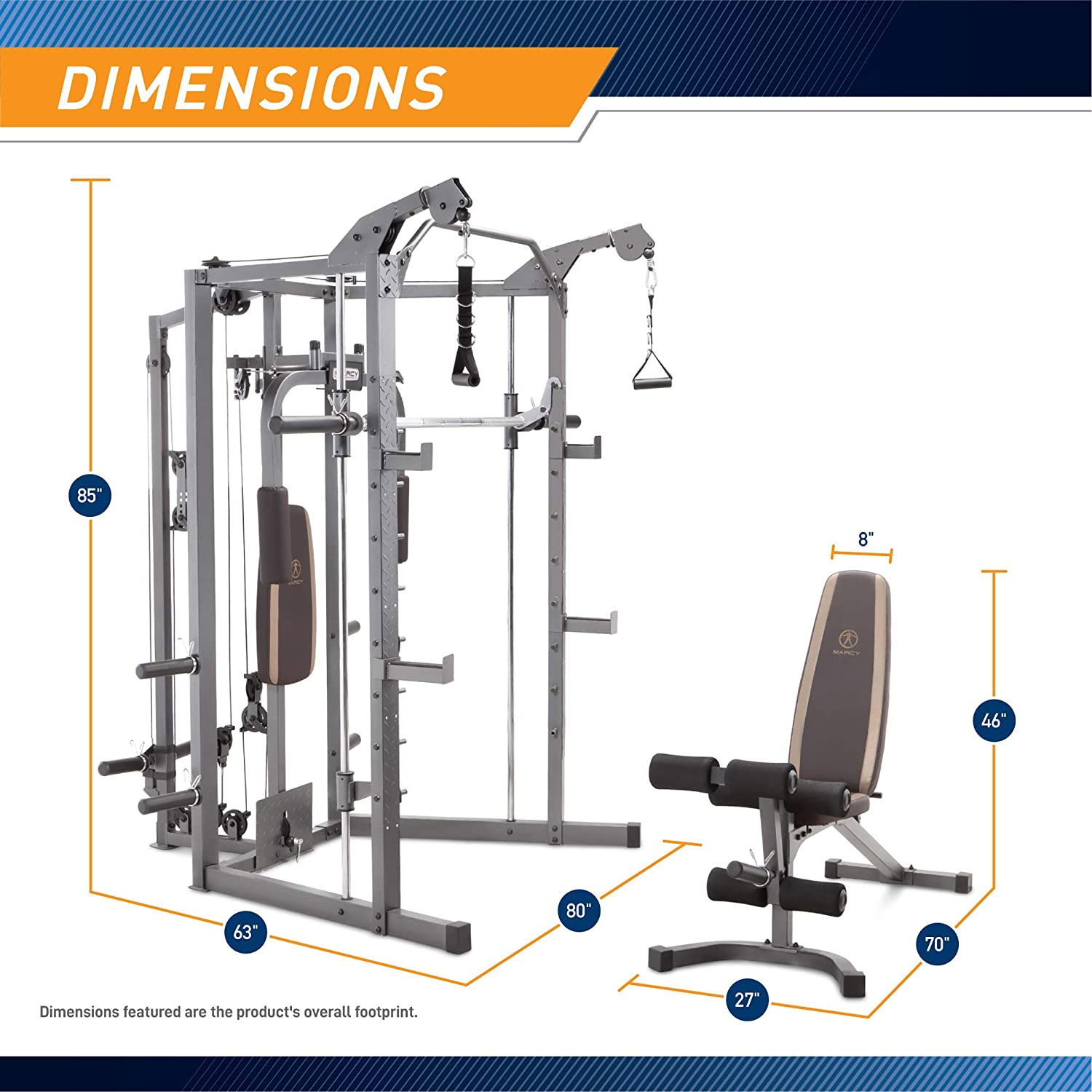 Machine Dimensions with all attachment on....